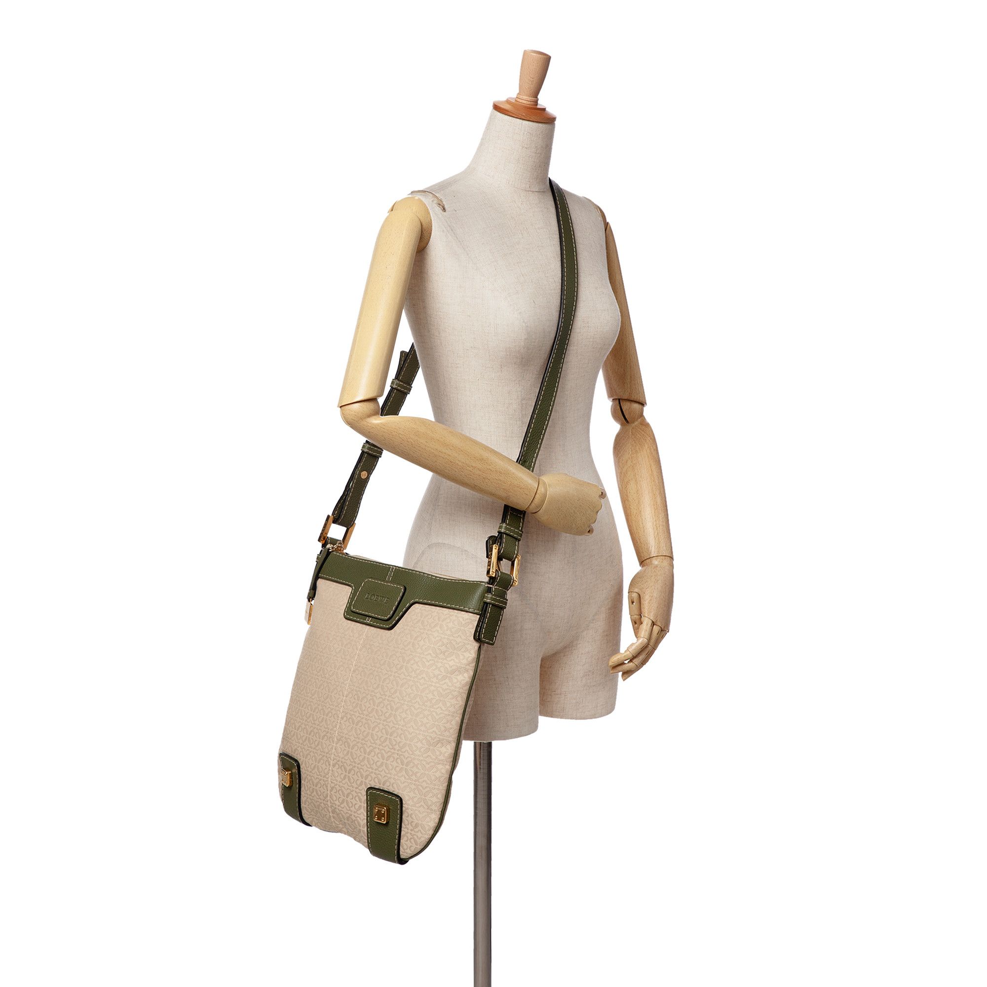 Loewe LOEWE Anagram Canvas New Road Crossbody Size ONE SIZE - 10 Thumbnail