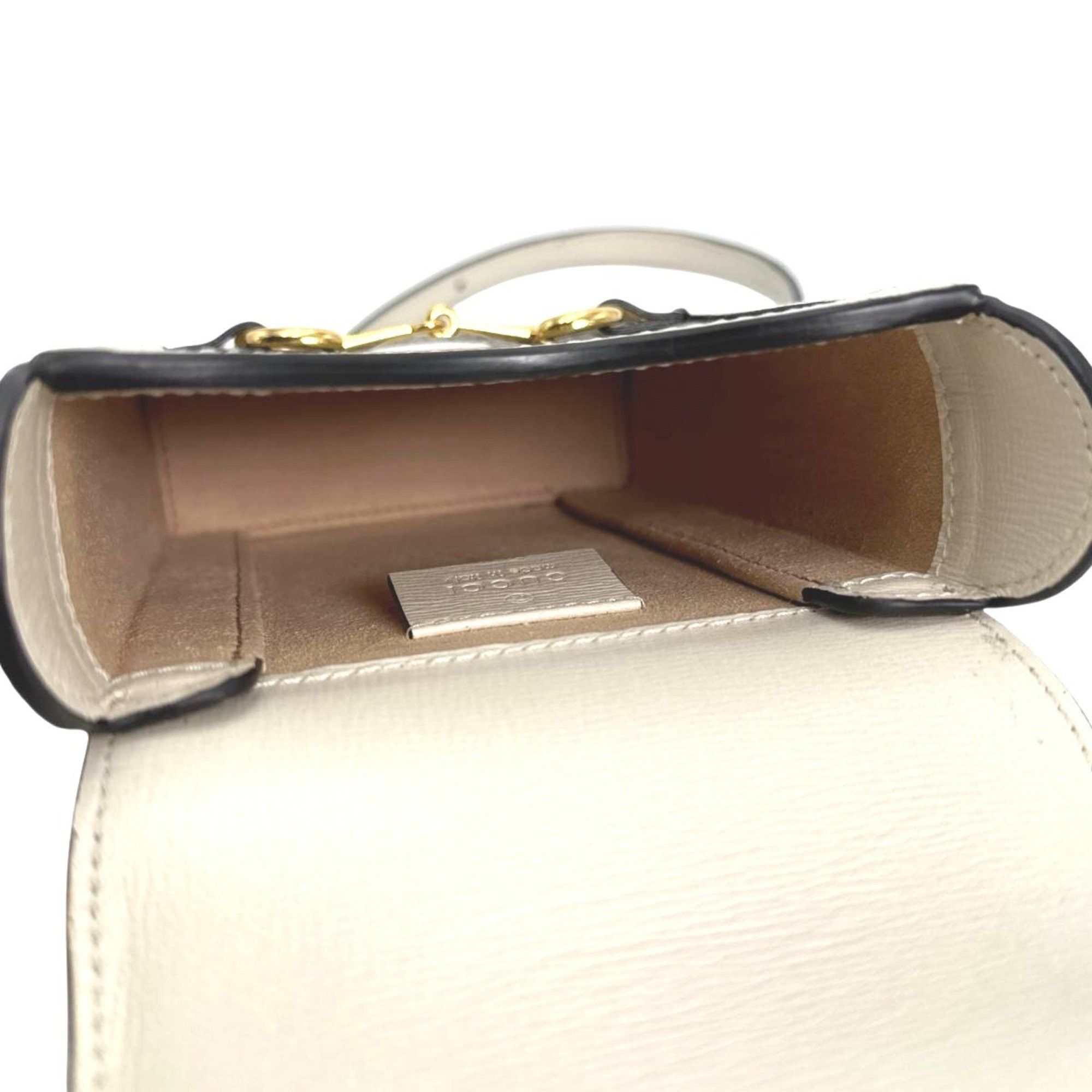 Gucci GUCCI Shoulder Bag GG Supreme Horsebit Canvas 625615 Beige Size ONE SIZE - 9 Thumbnail