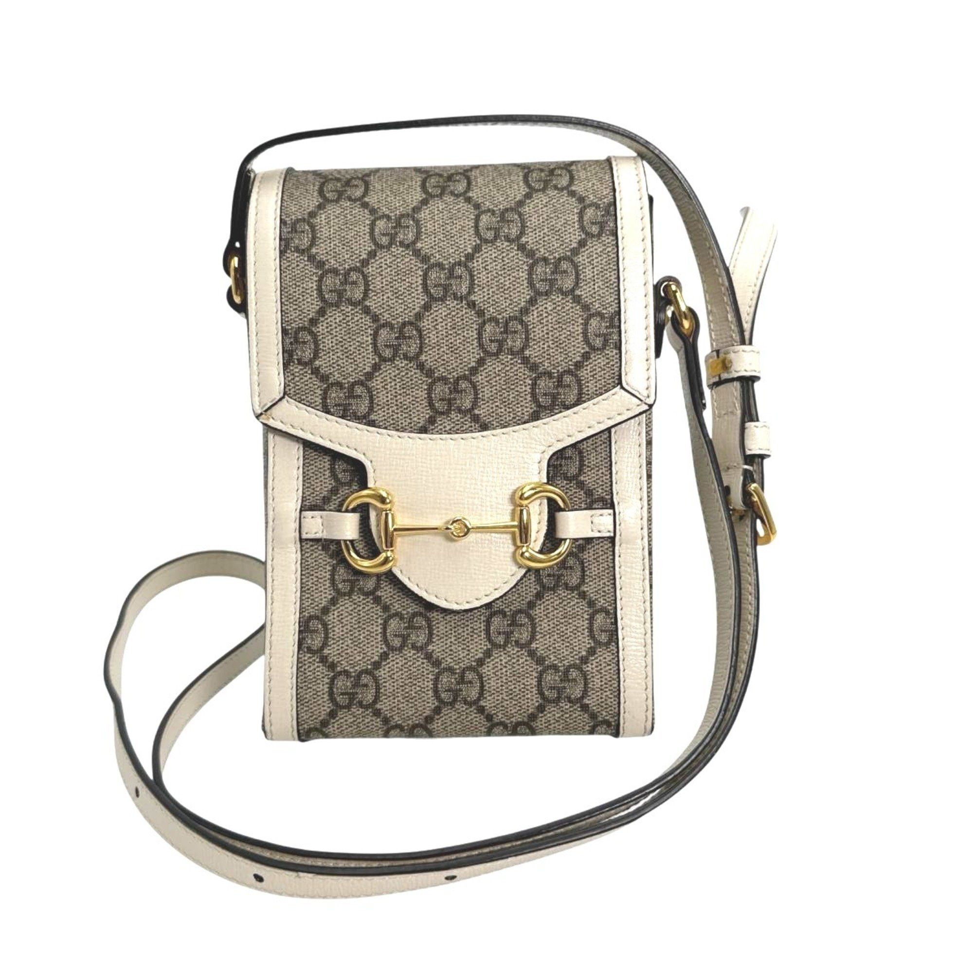 Gucci GUCCI Shoulder Bag GG Supreme Horsebit Canvas 625615 Beige Size ONE SIZE - 2 Thumbnail