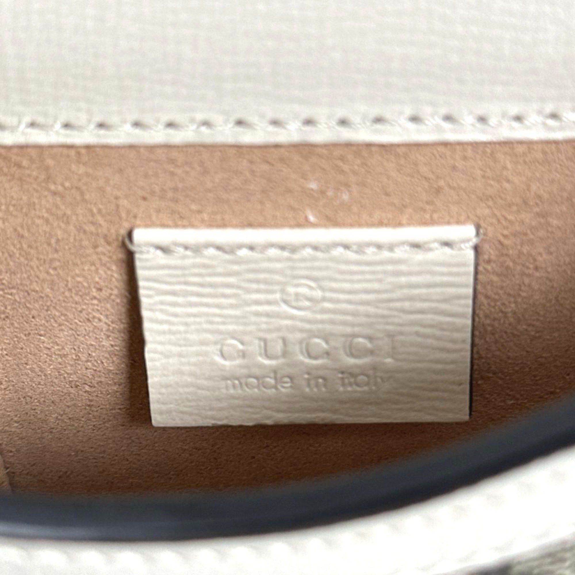 Gucci GUCCI Shoulder Bag GG Supreme Horsebit Canvas 625615 Beige Size ONE SIZE - 10 Thumbnail