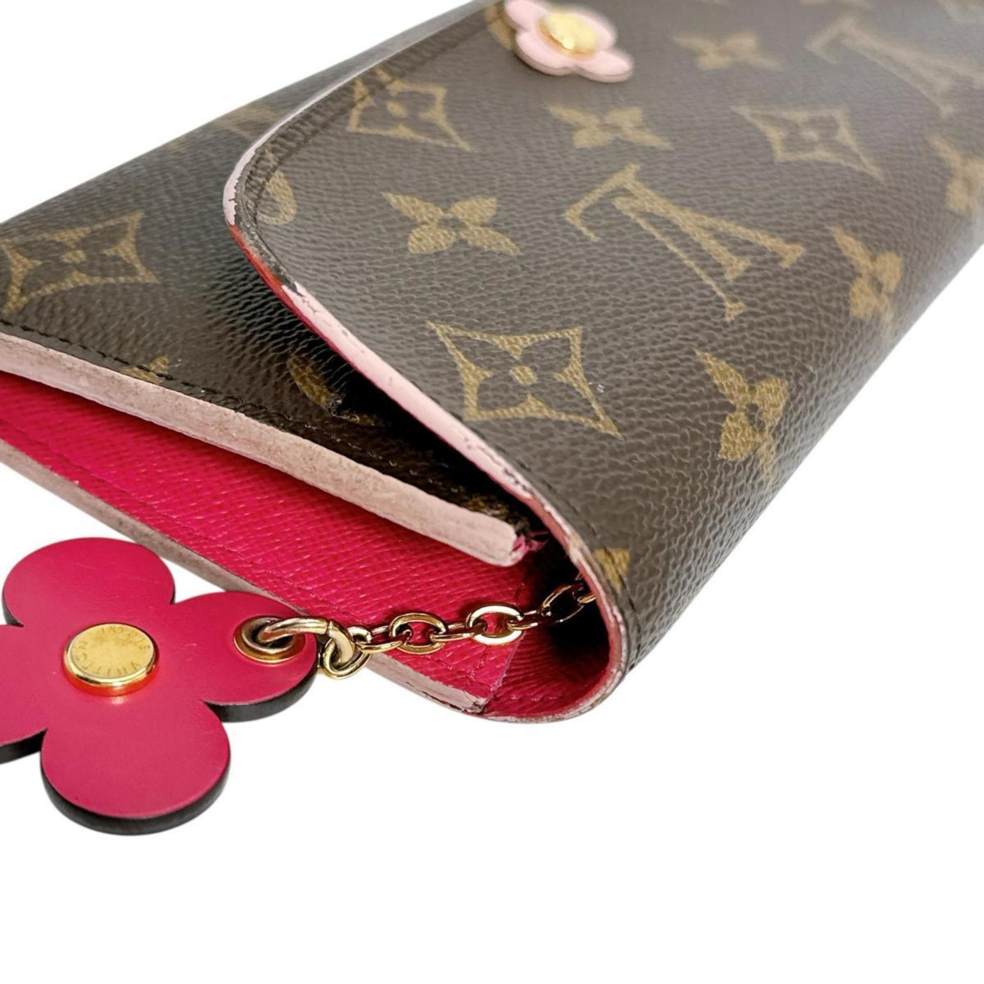 Louis Vuitton Louis Vuitton Long Wallet Monogram Portefeuille Emily Canvas M64202 Brown Size ONE SIZE - 4 Thumbnail