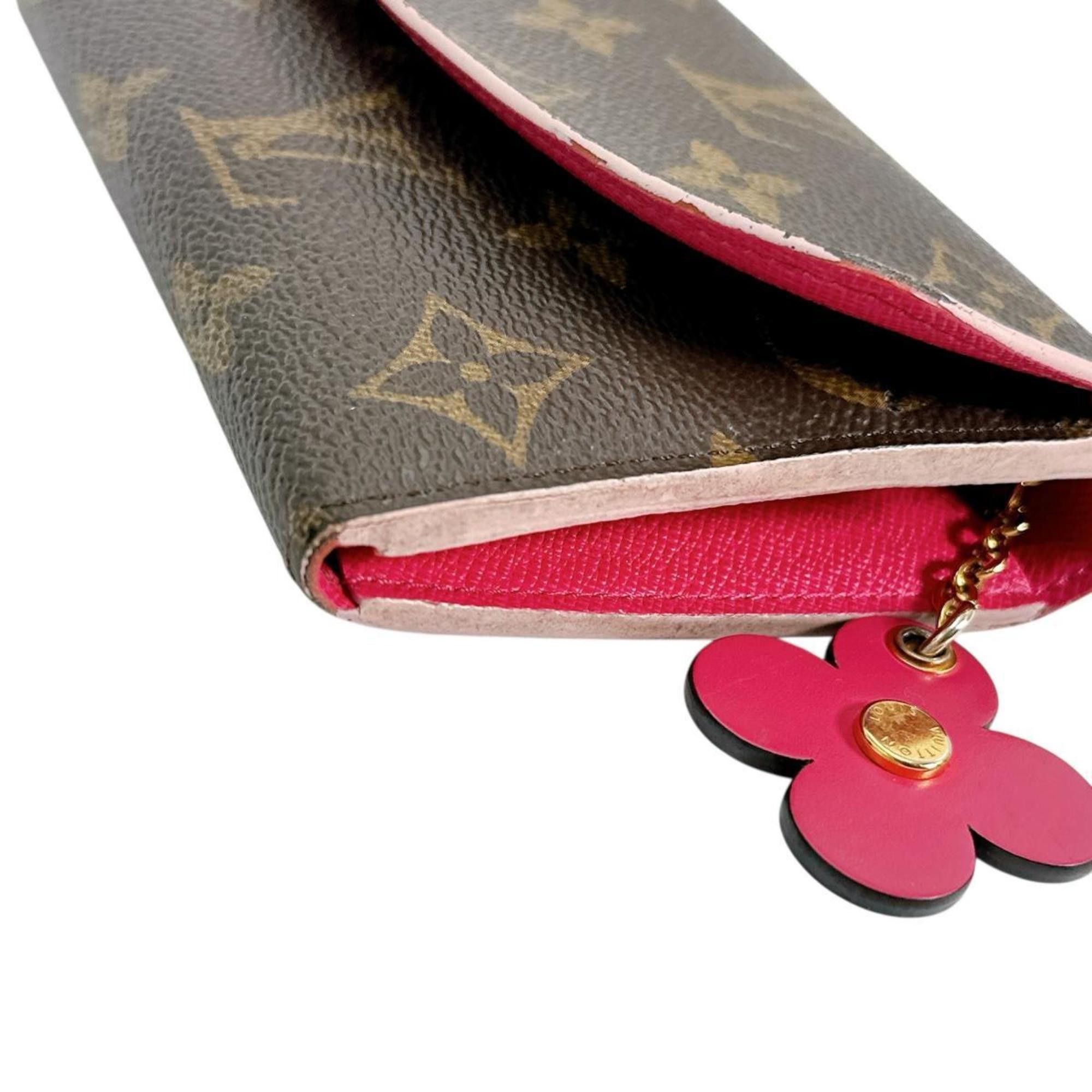 Louis Vuitton Louis Vuitton Long Wallet Monogram Portefeuille Emily Canvas M64202 Brown Size ONE SIZE - 5 Thumbnail