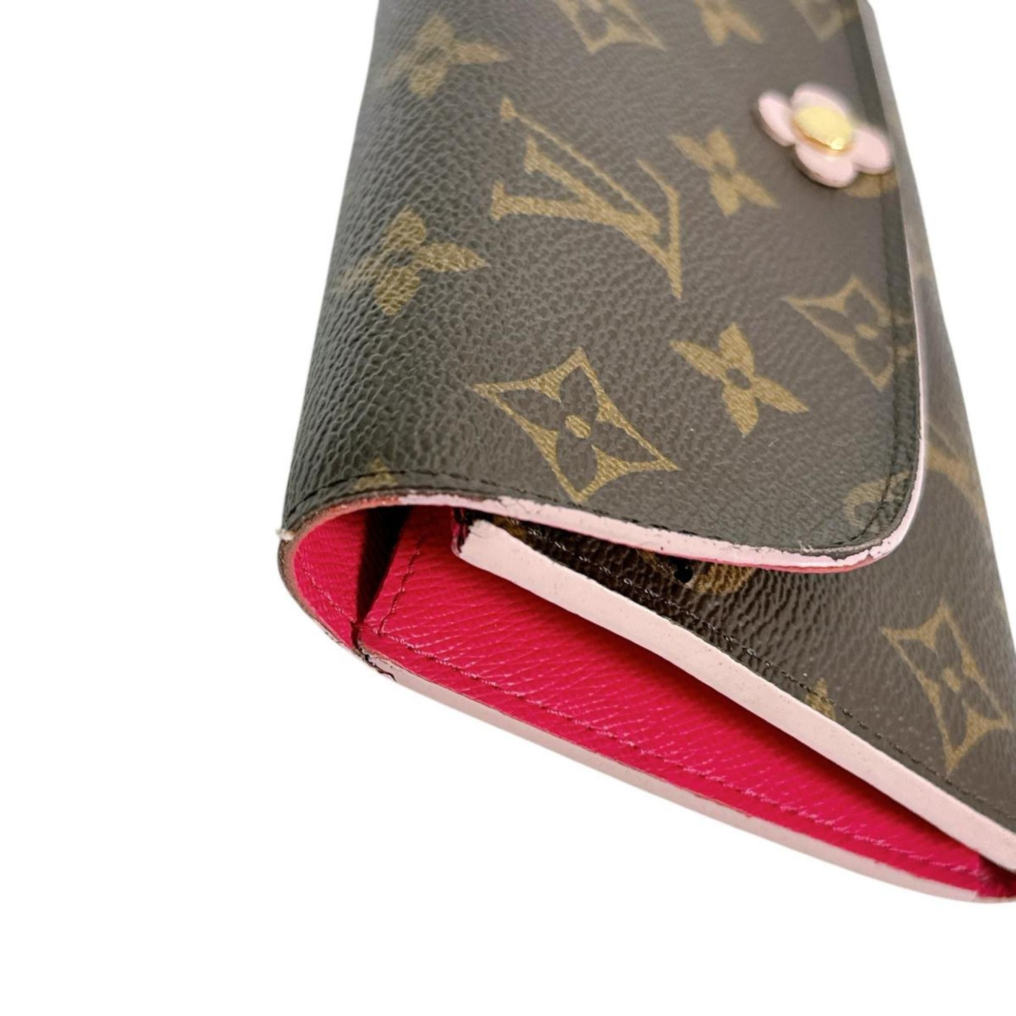 Louis Vuitton Louis Vuitton Long Wallet Monogram Portefeuille Emily Canvas M64202 Brown Size ONE SIZE - 3 Thumbnail