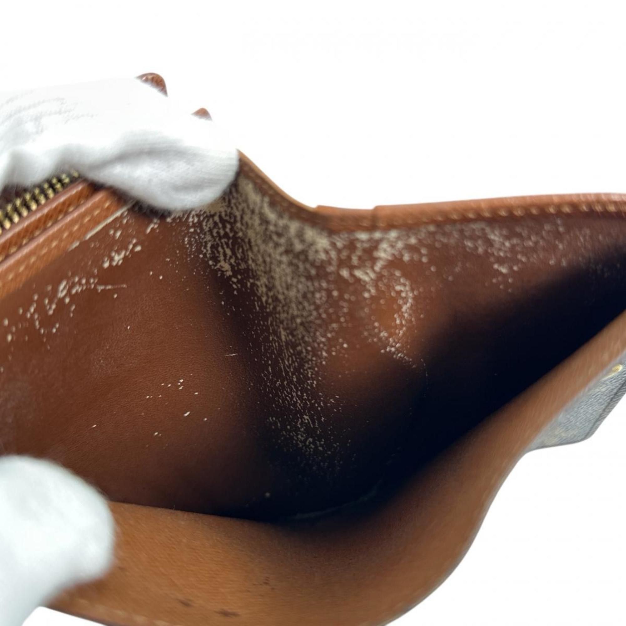 Louis Vuitton Louis Vuitton Bi-fold wallet L-shaped zipper Monogram Porte Monnaie Tresor canvas M61730 Brown Size ONE SIZE - 11 Thumbnail