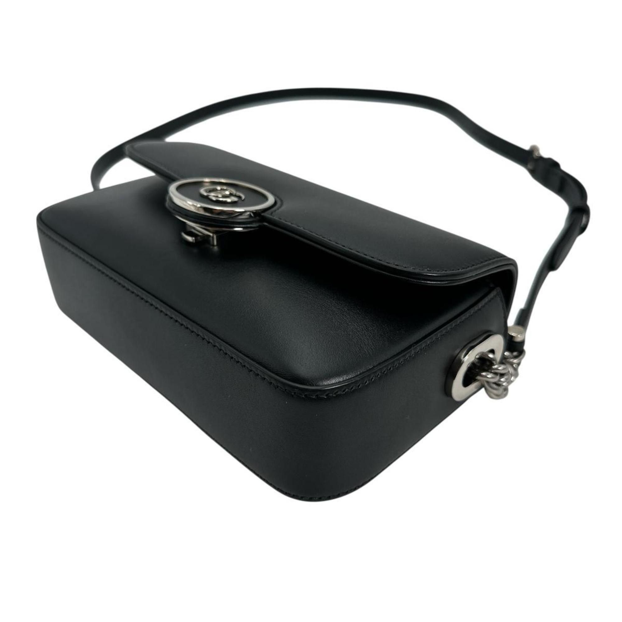 Gucci GUCCI Shoulder Bag Leather 739722 Black Size ONE SIZE - 5 Thumbnail