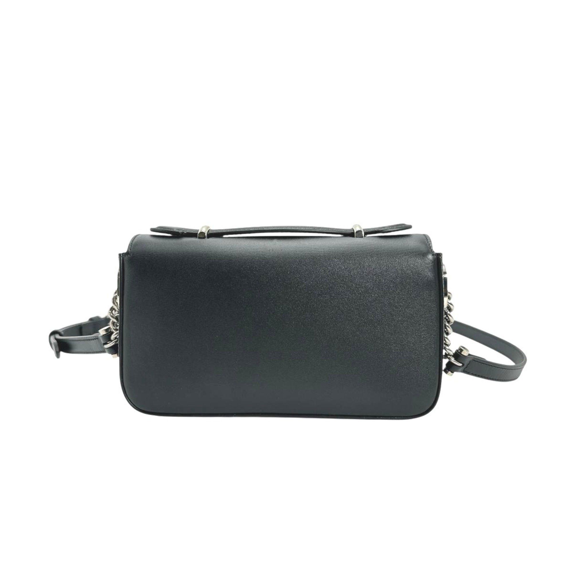 Gucci GUCCI Shoulder Bag Leather 739722 Black Size ONE SIZE - 3 Thumbnail