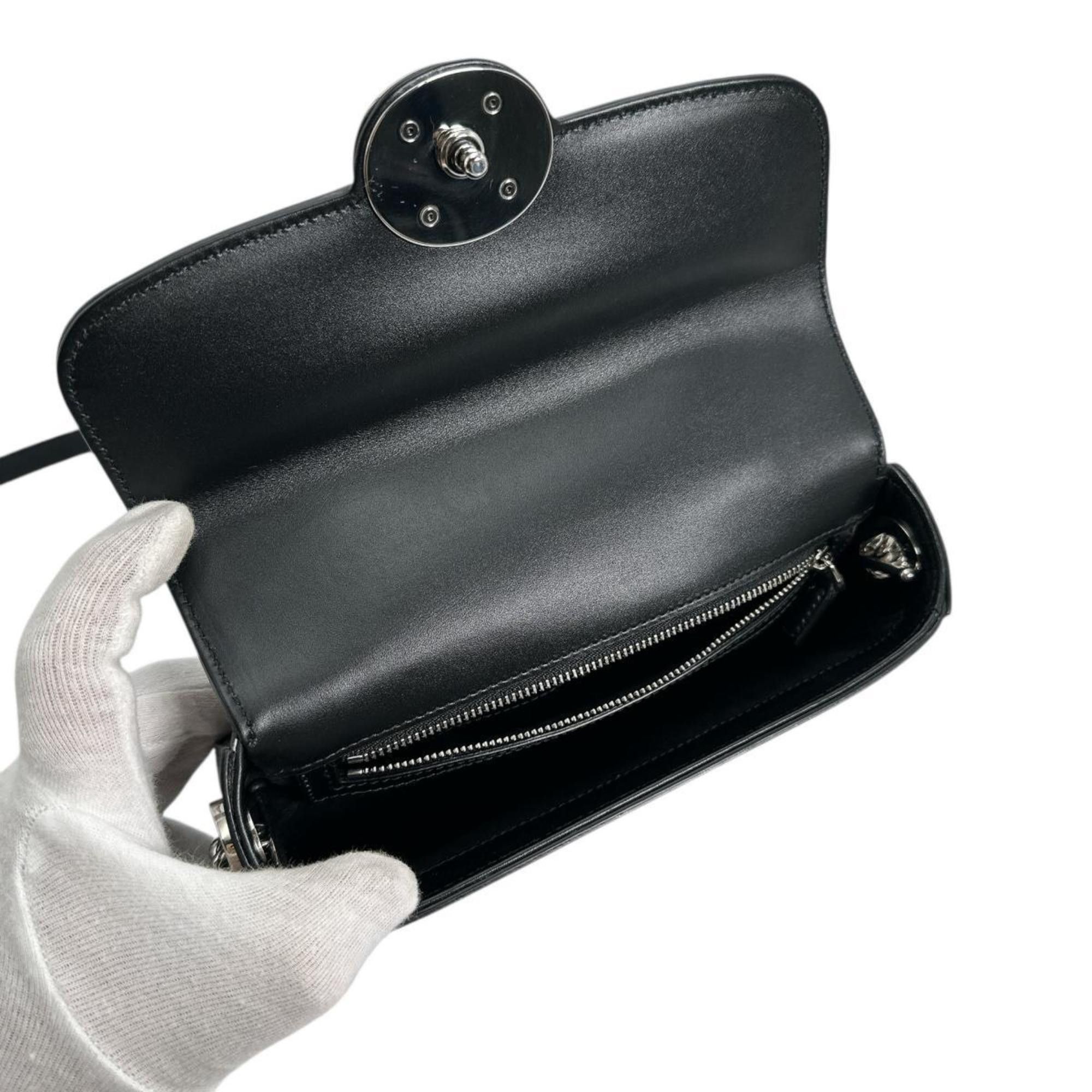 Gucci GUCCI Shoulder Bag Leather 739722 Black Size ONE SIZE - 9 Thumbnail