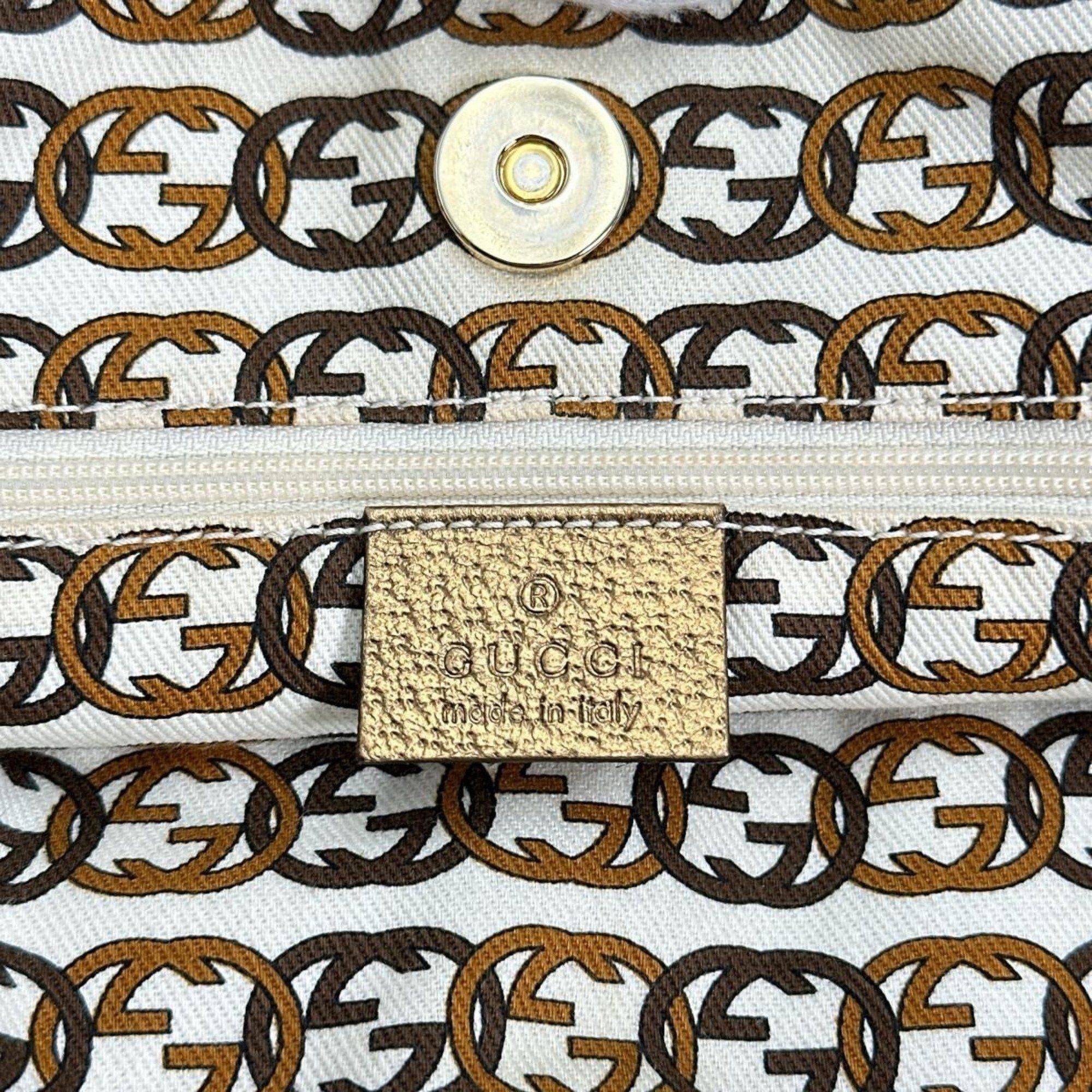 Gucci GUCCI Tote Bag Handbag Canvas GG 181779 Beige Size ONE SIZE - 13 Thumbnail
