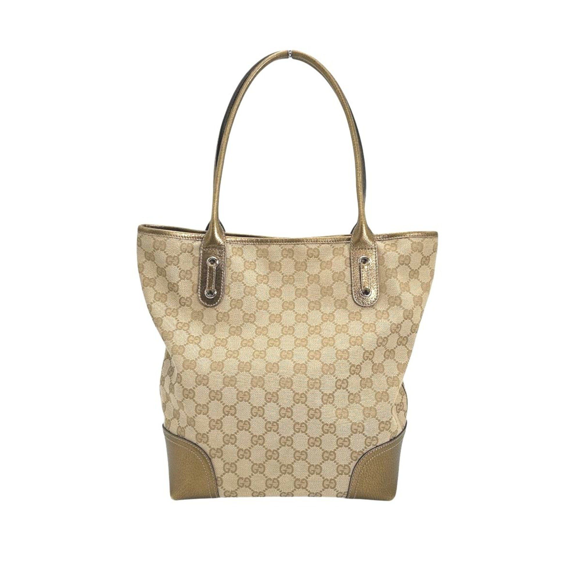 Gucci GUCCI Tote Bag Handbag Canvas GG 181779 Beige Size ONE SIZE - 2 Thumbnail