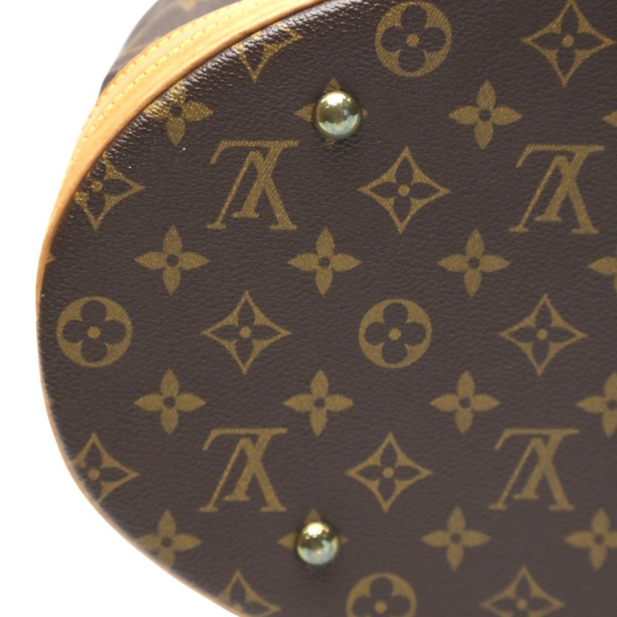 Louis Vuitton Louis Vuitton Shoulder Bag Bucket GM Monogram Tote Canvas M42236 Brown Size ONE SIZE - 6 Thumbnail