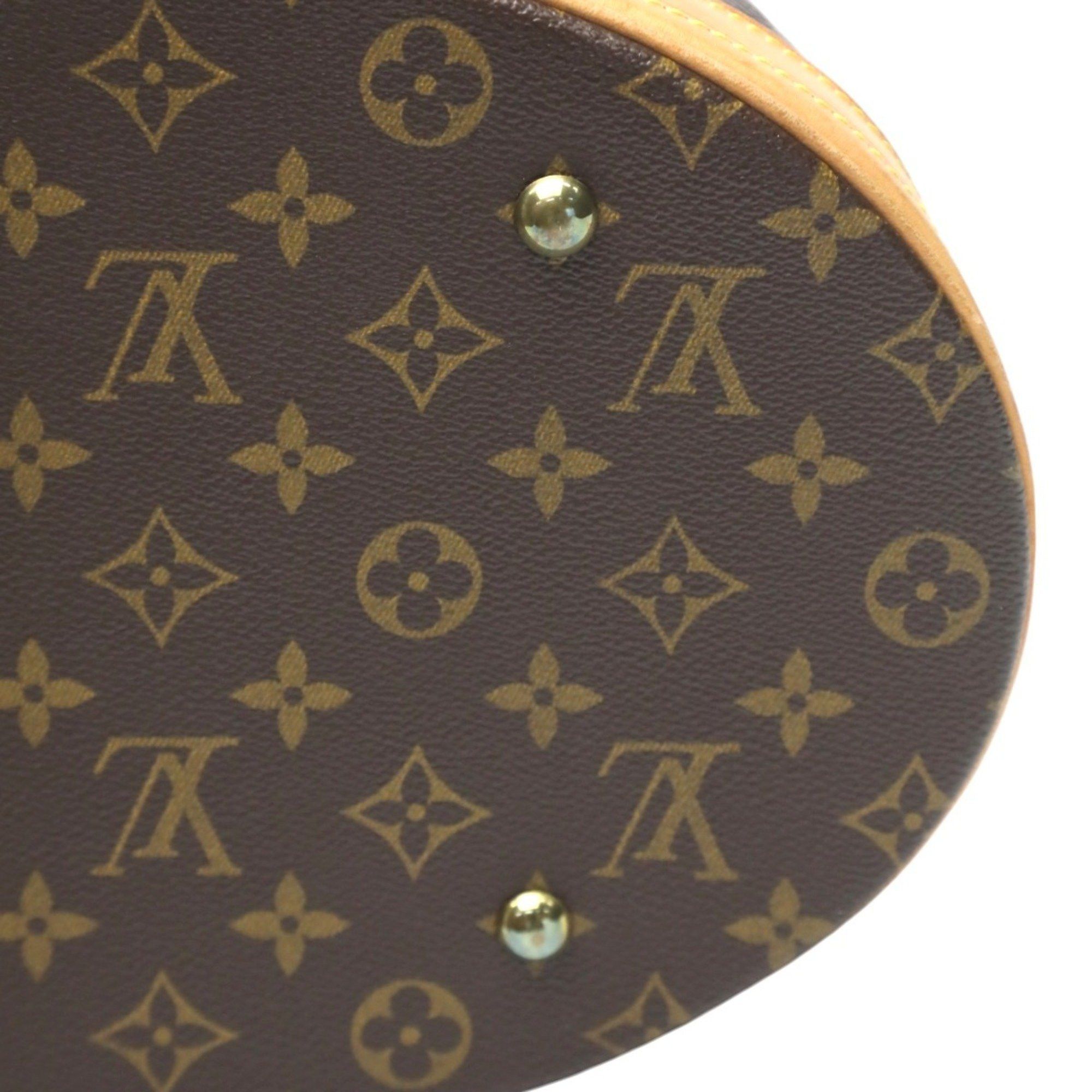 Louis Vuitton Louis Vuitton Shoulder Bag Bucket GM Monogram Tote Canvas M42236 Brown Size ONE SIZE - 7 Thumbnail