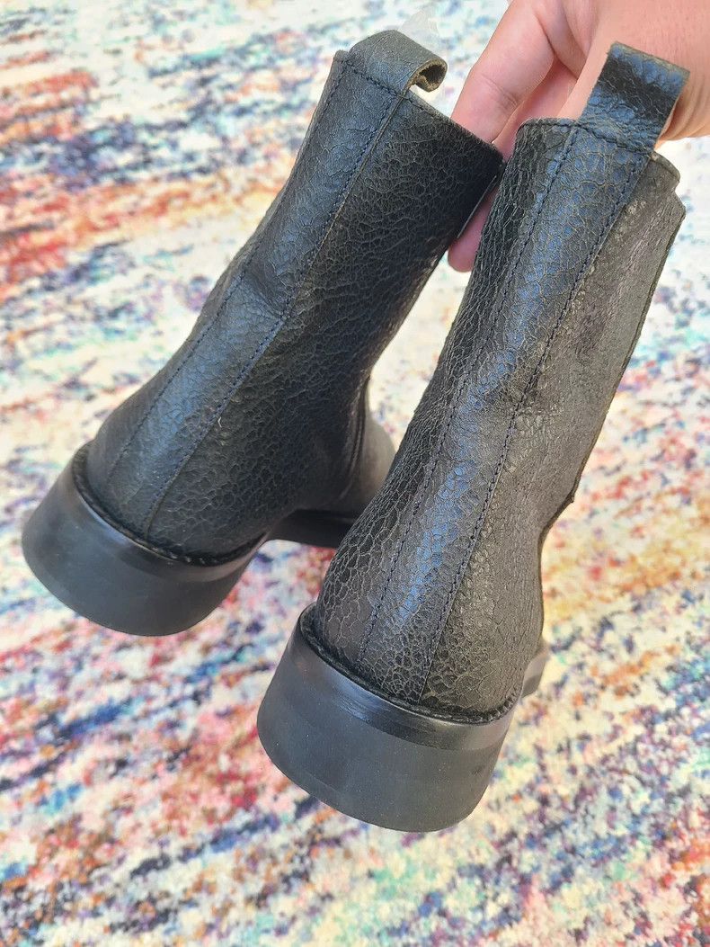 Ann Demeulemeester Ann Demeulemeester Men's Leather Boots Size US 8 / EU 41 - 6 Thumbnail