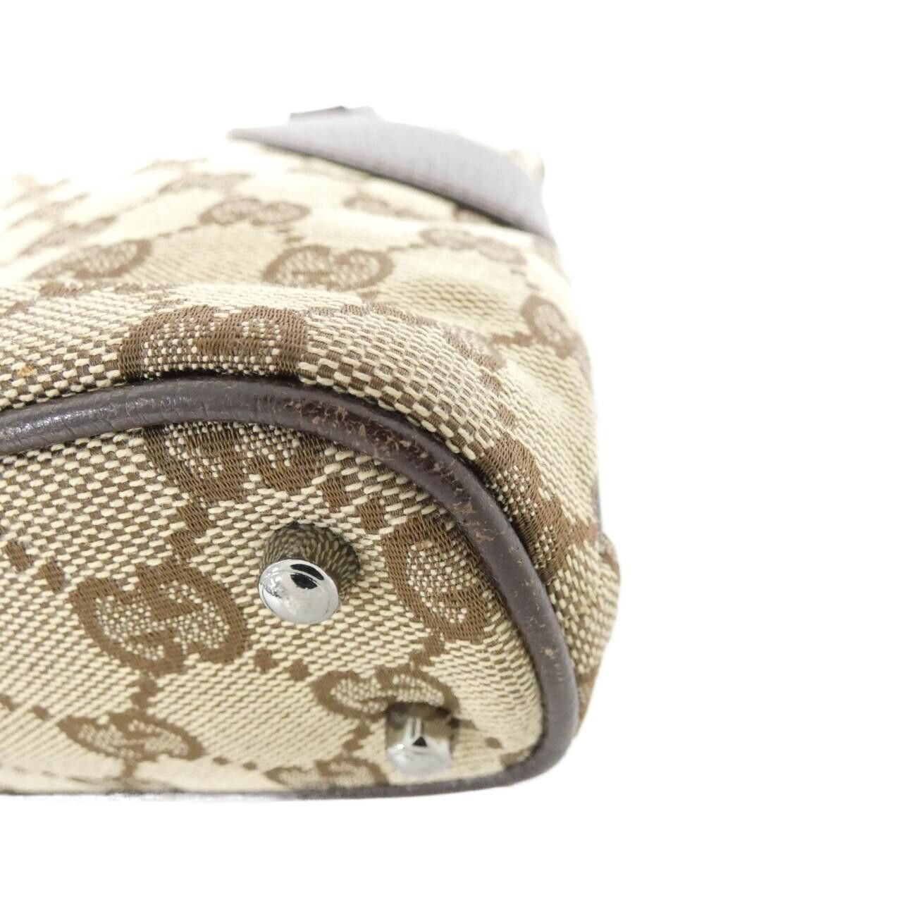 Gucci Gucci Gucci 113015 GG Canvas Leather Bag Canvas Shoulder Bag 113015 Size ONE SIZE - 2 Thumbnail