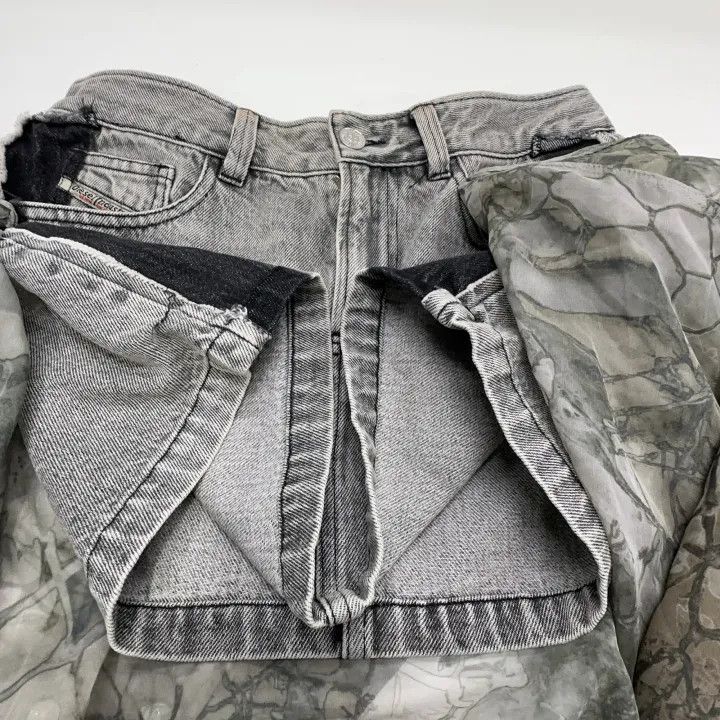 Diesel Diesel Y2K Spliced Comfortable Skirt 0079 Size US XS / EU 42 / 0 - 8 Thumbnail