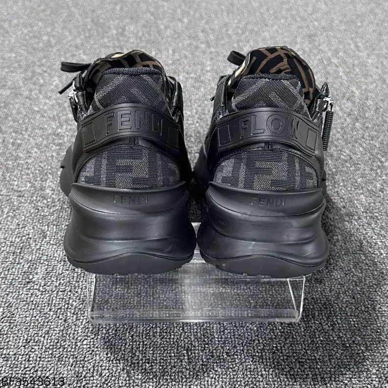 Fendi fendi flow patchwork dad sneakers Size US 12 / EU 45 - 5 Thumbnail