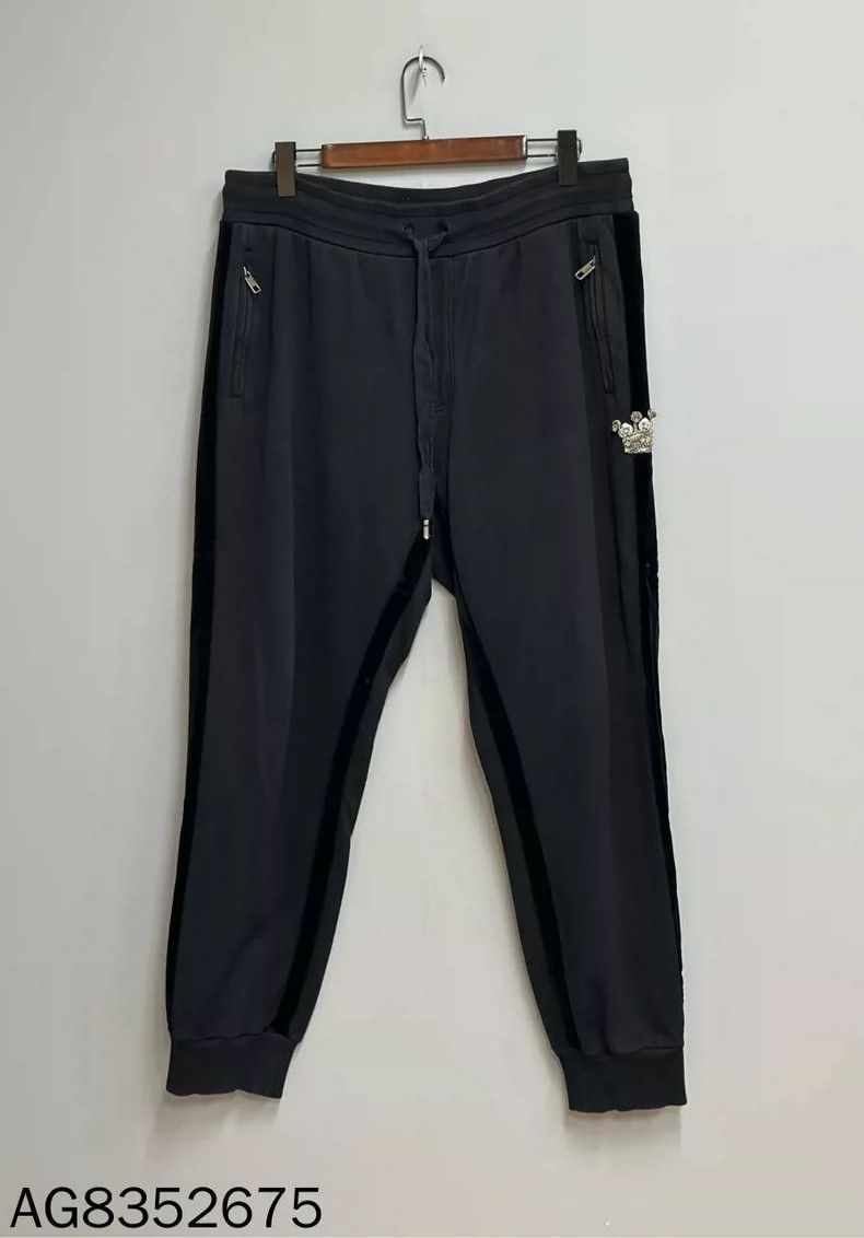 Dolce & Gabbana dolce & gabbana crown rhinestone long pants Size US 44 / EU 60 - 3 Thumbnail