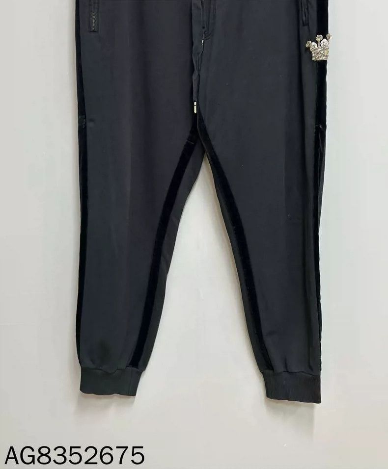 Dolce & Gabbana dolce & gabbana crown rhinestone long pants Size US 44 / EU 60 - 2 Thumbnail