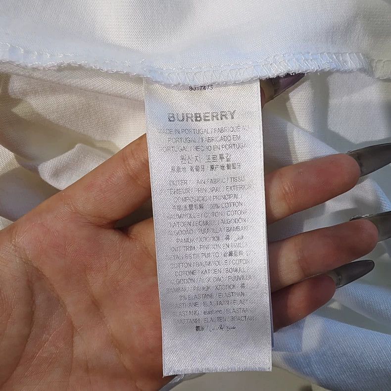Burberry burberry white short sleeve t-shirt Size US M / EU 48-50 / 2 - 5 Thumbnail