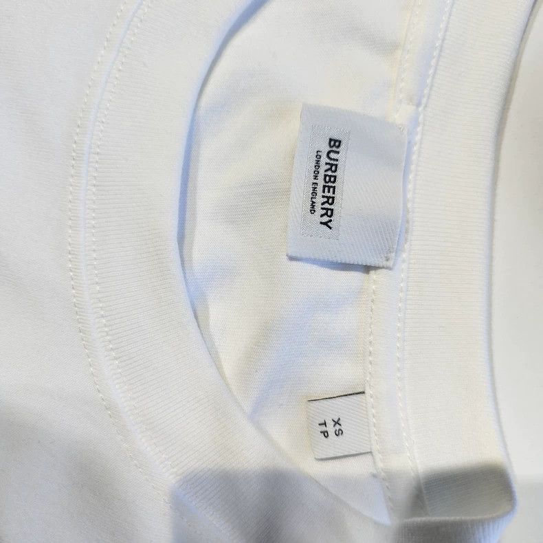 Burberry burberry white short sleeve t-shirt Size US M / EU 48-50 / 2 - 3 Thumbnail