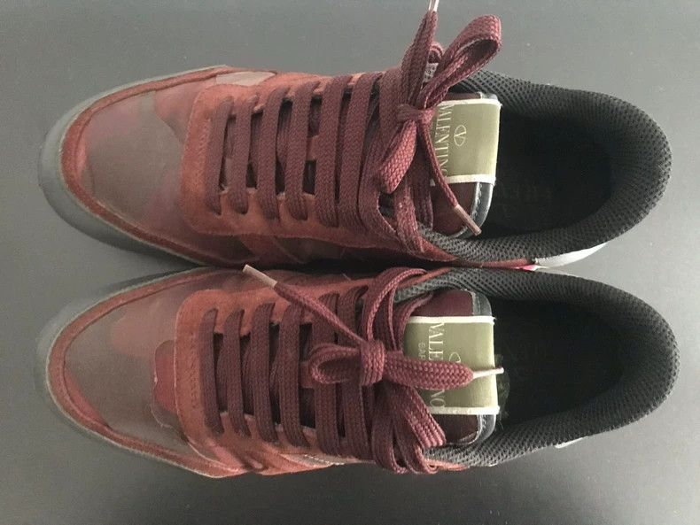 Valentino valentino pink camo lowtop sneakers Size US 10 / EU 43 - 2 Thumbnail