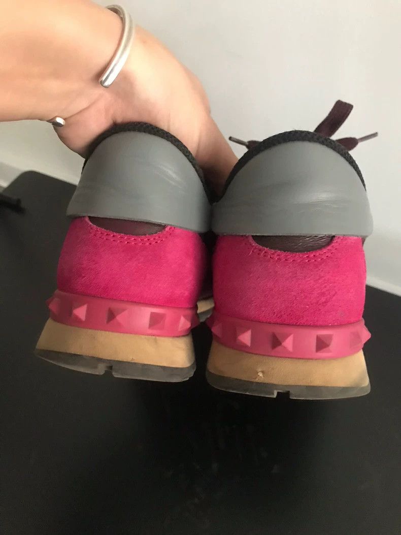Valentino valentino pink camo lowtop sneakers Size US 10 / EU 43 - 4 Thumbnail