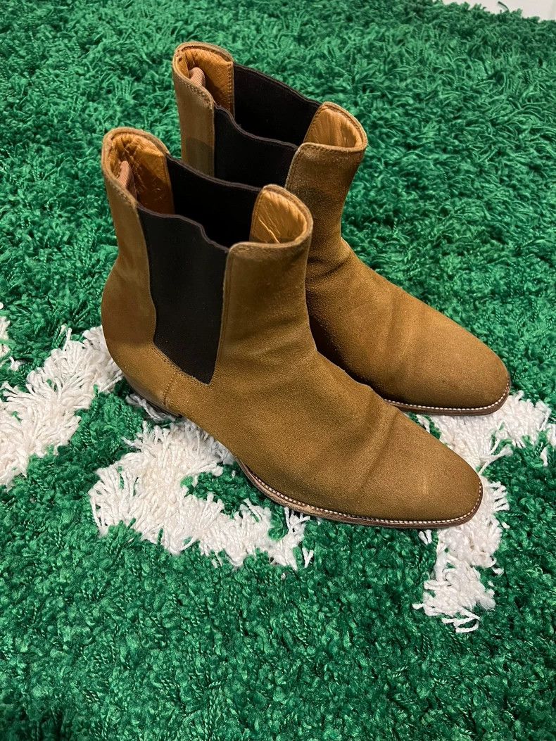 Yves Saint Laurent saint laurent chelsea brown boots Size US 10 / EU 43 - 2 Thumbnail