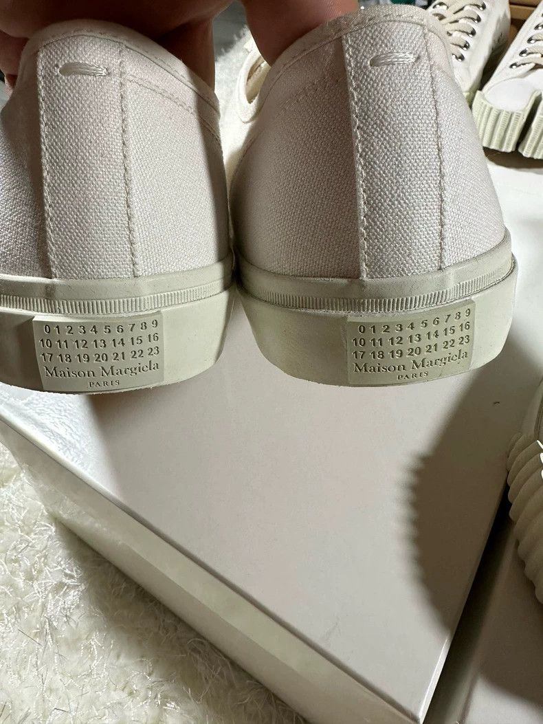 Maison Margiela maison margiela tabi white sneakers Size US 12 / EU 45 - 3 Thumbnail