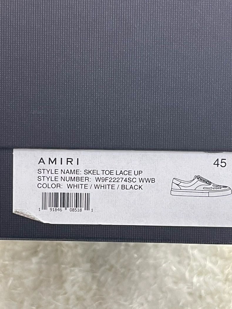 Amiri Amiri Black White Bone Print Sneakers Size US 14 / EU 47 - 8 Thumbnail