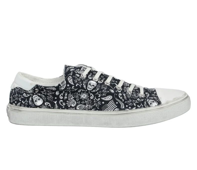 Saint Laurent Paris saint laurent skull paisley sneakers Size US 10 / EU 43 - 9 Thumbnail