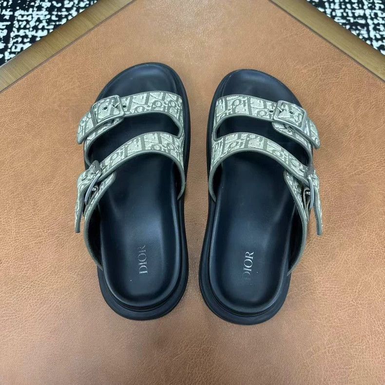 Dior dior men's slide sandals Size US 9 / EU 42 - 3 Thumbnail