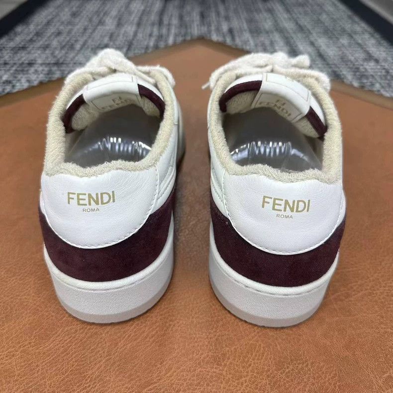Fendi fendi match white red sneakers Size US 10 / EU 43 - 4 Thumbnail