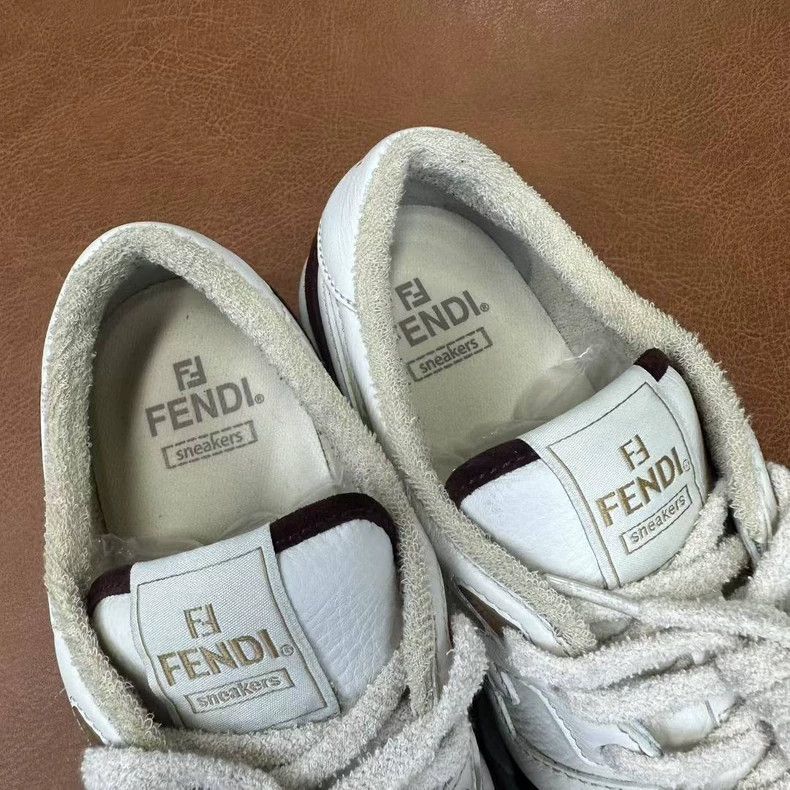 Fendi fendi match white red sneakers Size US 10 / EU 43 - 6 Thumbnail