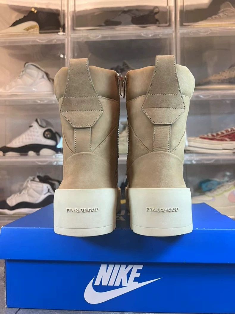 Fear of God FOG fear of god khaki high-top boots Size US 10 / EU 43 - 5 Thumbnail