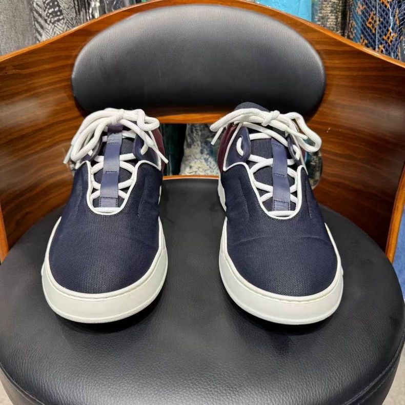 Dior Dior Homme blue red low top sneakers Size US 12 / EU 45 - 6 Thumbnail