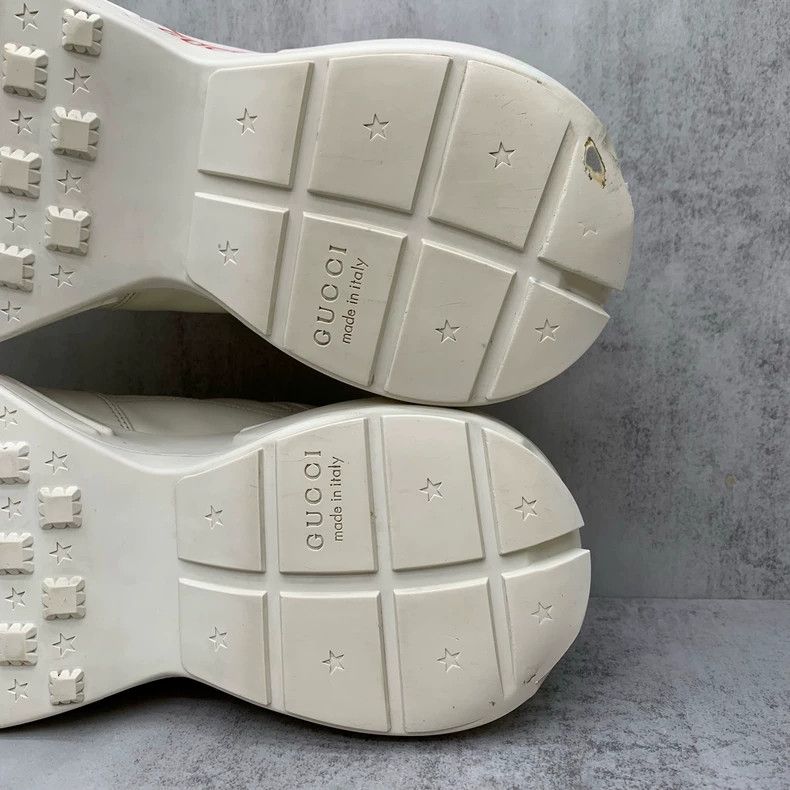 Gucci Gucci red logo dad sneakers Size US 13 / EU 46 - 9 Thumbnail