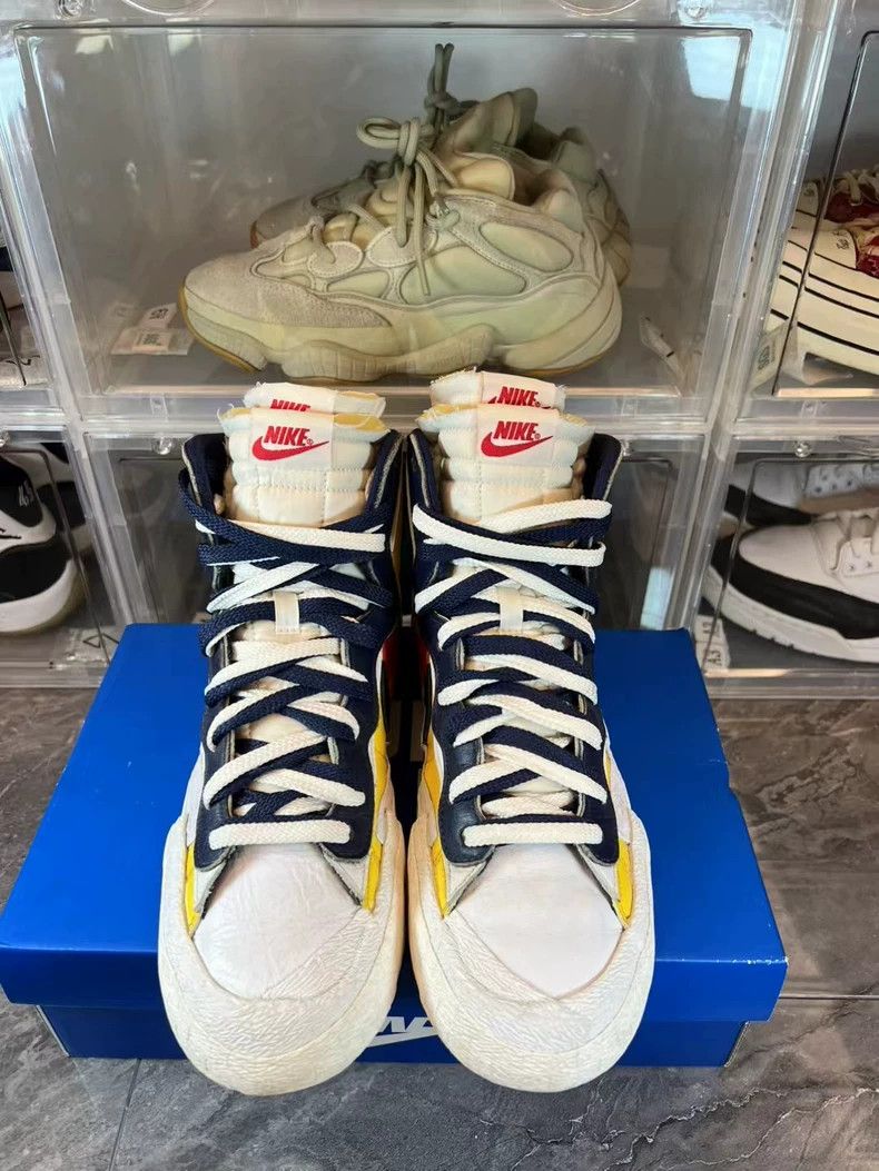Sacai sacai x nike blazer high top Size US 14 / EU 47 - 2 Thumbnail