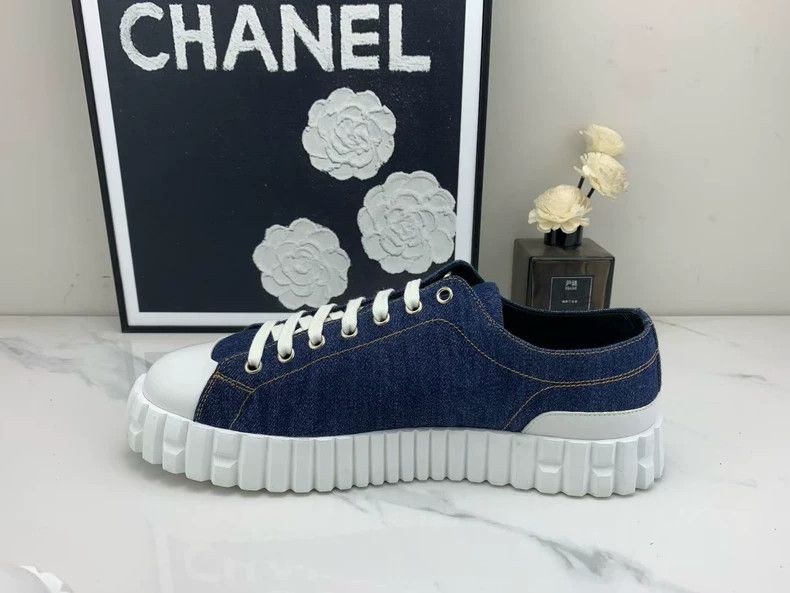 Hermes hermes cross denim blue sneakers Size US 10 / EU 43 - 7 Thumbnail