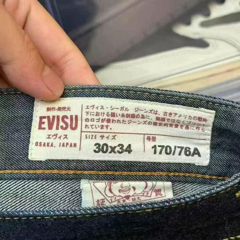 Evisu evisu classic print jeans 30x24 Size US 30 / EU 46 - 4 Thumbnail