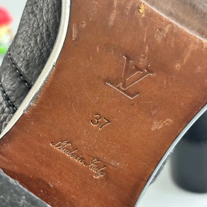 Louis Vuitton Louis Vuitton Black Leather High Heeled Ankle Boots 0079 Size US 6 / IT 36 - 5 Thumbnail