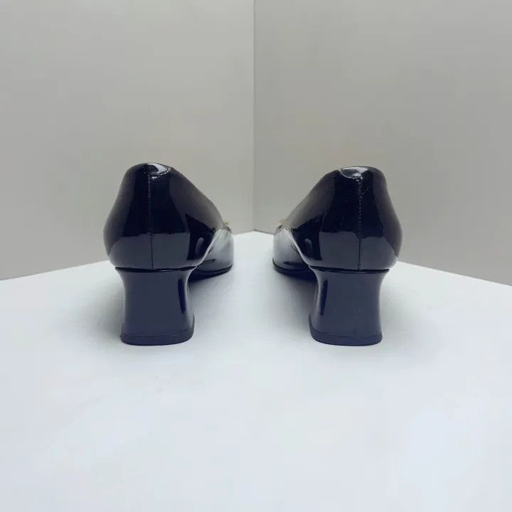 Louis Vuitton Louis Vuitton Patent Leather Chunky Heel Pumps 0079 Size US 6 / IT 36 - 3 Thumbnail