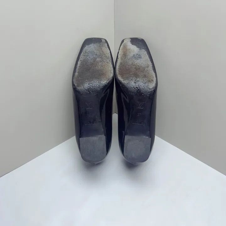 Louis Vuitton Louis Vuitton Patent Leather Chunky Heel Pumps 0079 Size US 6 / IT 36 - 4 Thumbnail