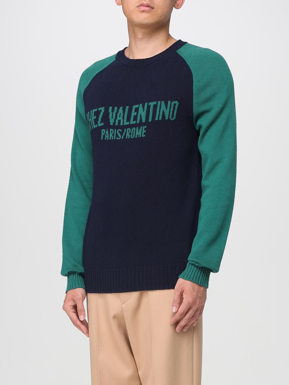 Valentino Valentino Sweater Men Blue Size US L / EU 52-54 / 3 - 4 Thumbnail