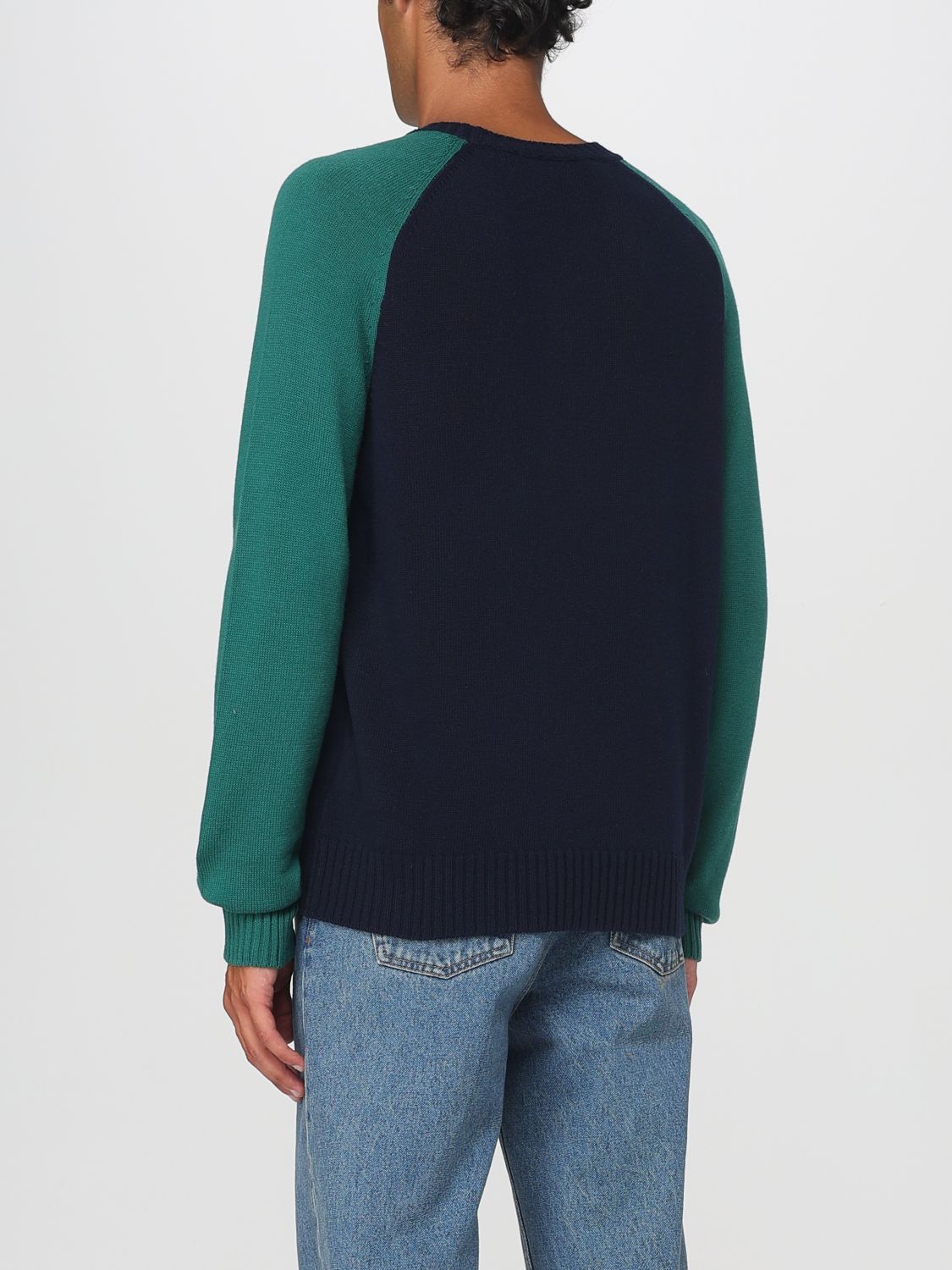 Valentino Valentino Sweater Men Blue Size US M / EU 48-50 / 2 - 2 Thumbnail