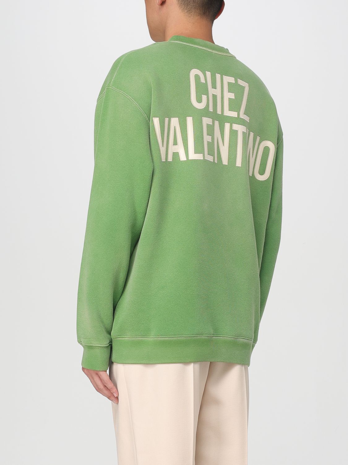 Valentino Valentino Sweatshirt Men Green Size US S / EU 44-46 / 1 - 3 Thumbnail