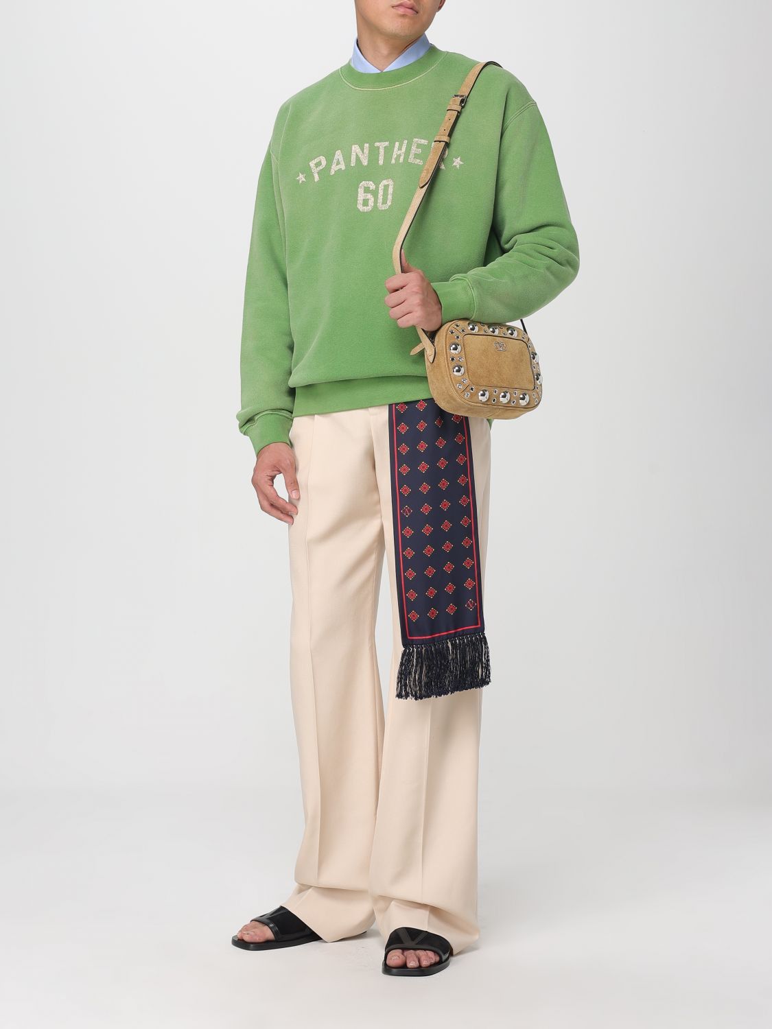 Valentino Valentino Sweatshirt Men Green Size US S / EU 44-46 / 1 - 2 Thumbnail