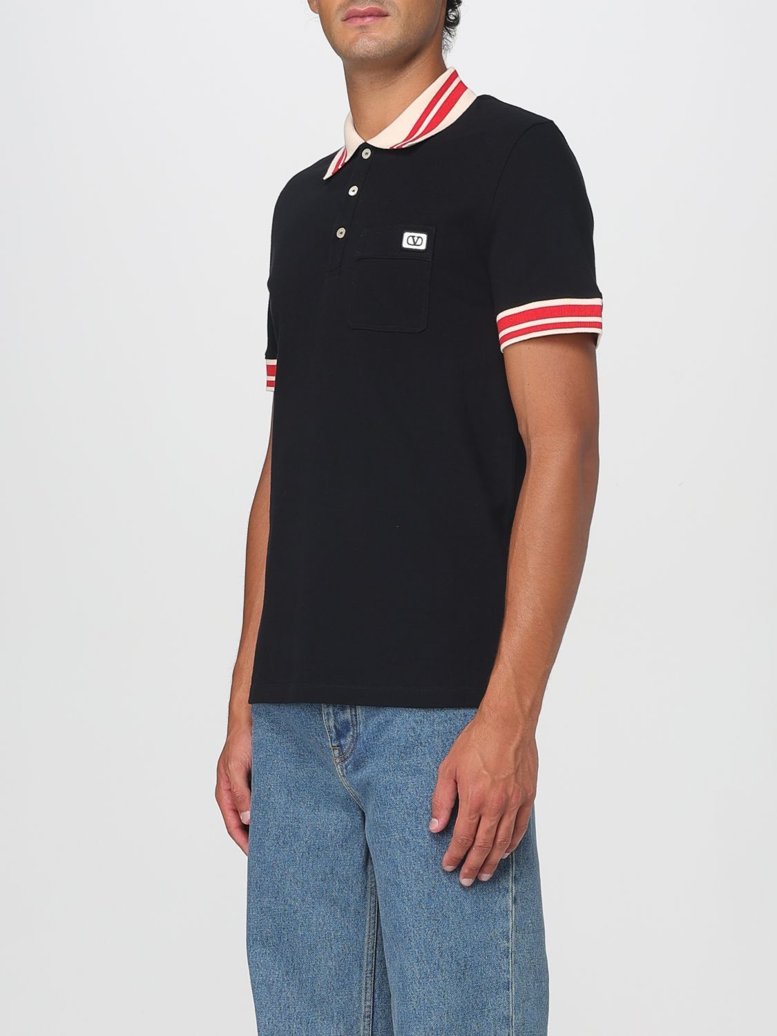 Valentino Valentino Polo Shirt Men Black Size US M / EU 48-50 / 2 - 4 Thumbnail