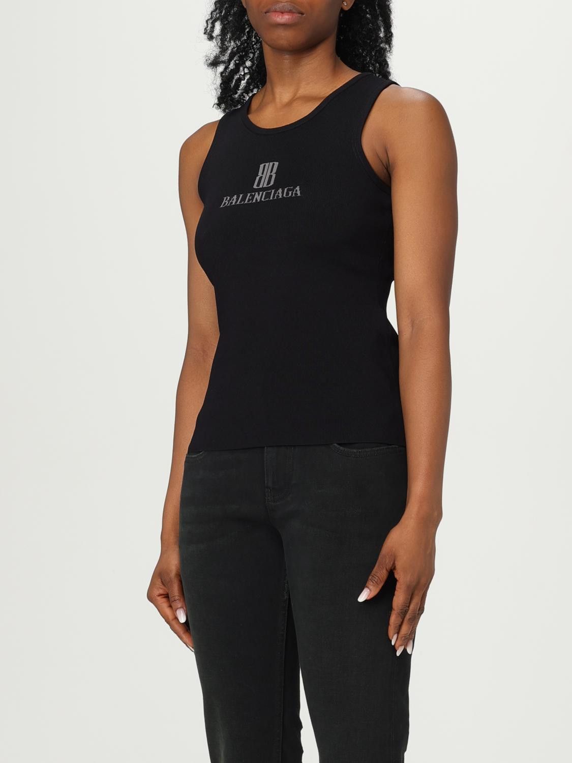 Balenciaga Balenciaga T-Shirt Woman Black Size M / US 6-8 / IT 42-44 - 4 Thumbnail