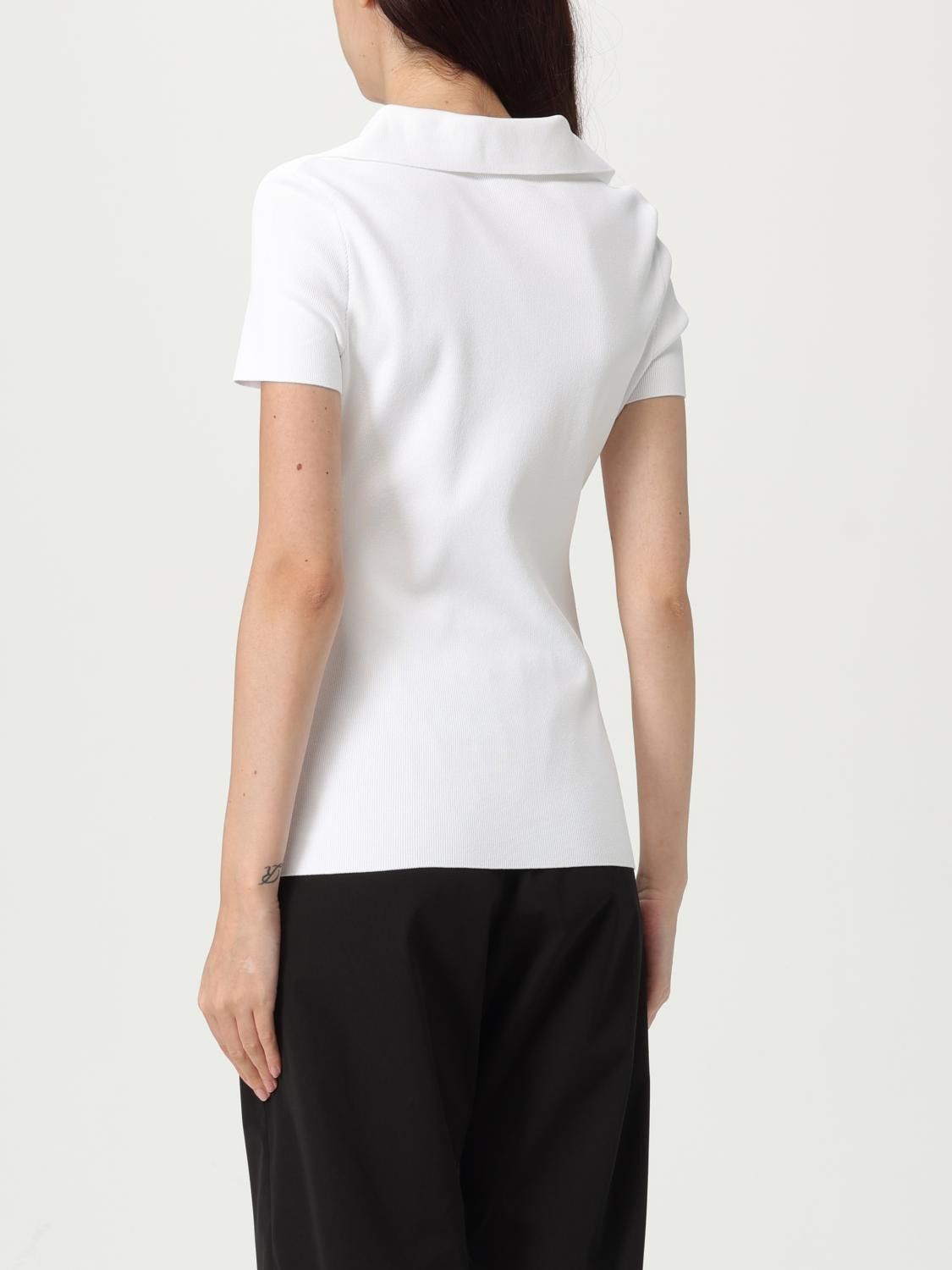 Balenciaga Balenciaga Polo Shirt Woman White Size M / US 6-8 / IT 42-44 - 3 Thumbnail
