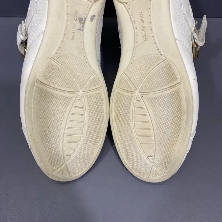 Louis Vuitton Louis Vuitton White Lace-Up Casual Sneakers 0079 Size US 6 / IT 36 - 7 Thumbnail