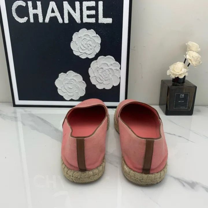 Louis Vuitton Louis Vuitton Pink Logo Fisherman Slip-Ons 0079 Size US 7 / IT 37 - 3 Thumbnail